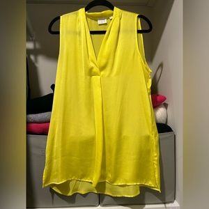 Yellow work blouse